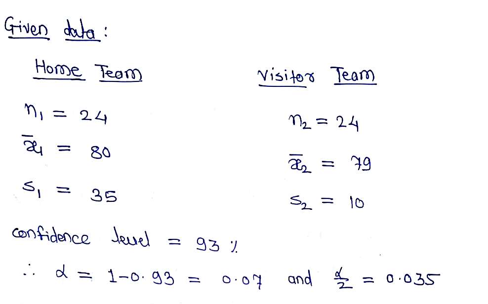 Statistics homework question answer, step 1, image 1